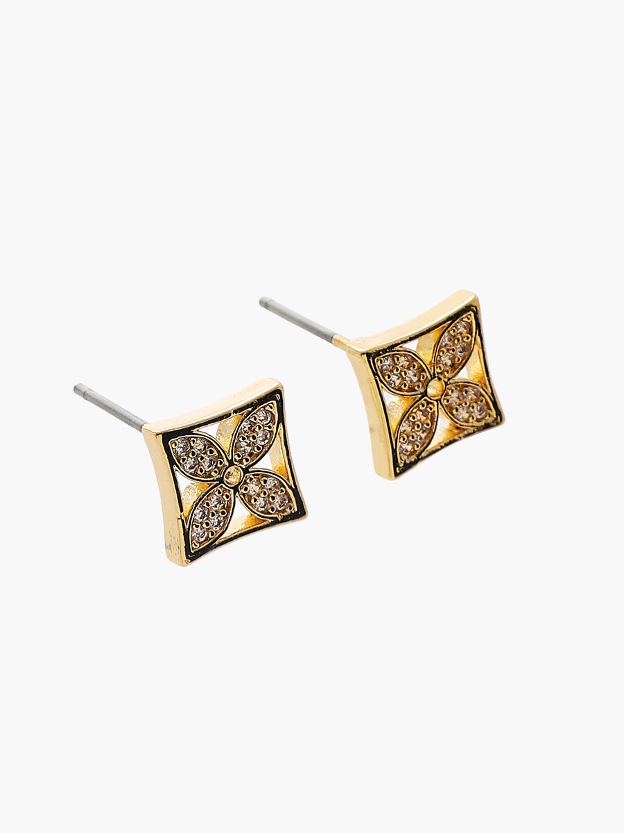 Set of 2 - Embellished Pendant Necklace and Earrings