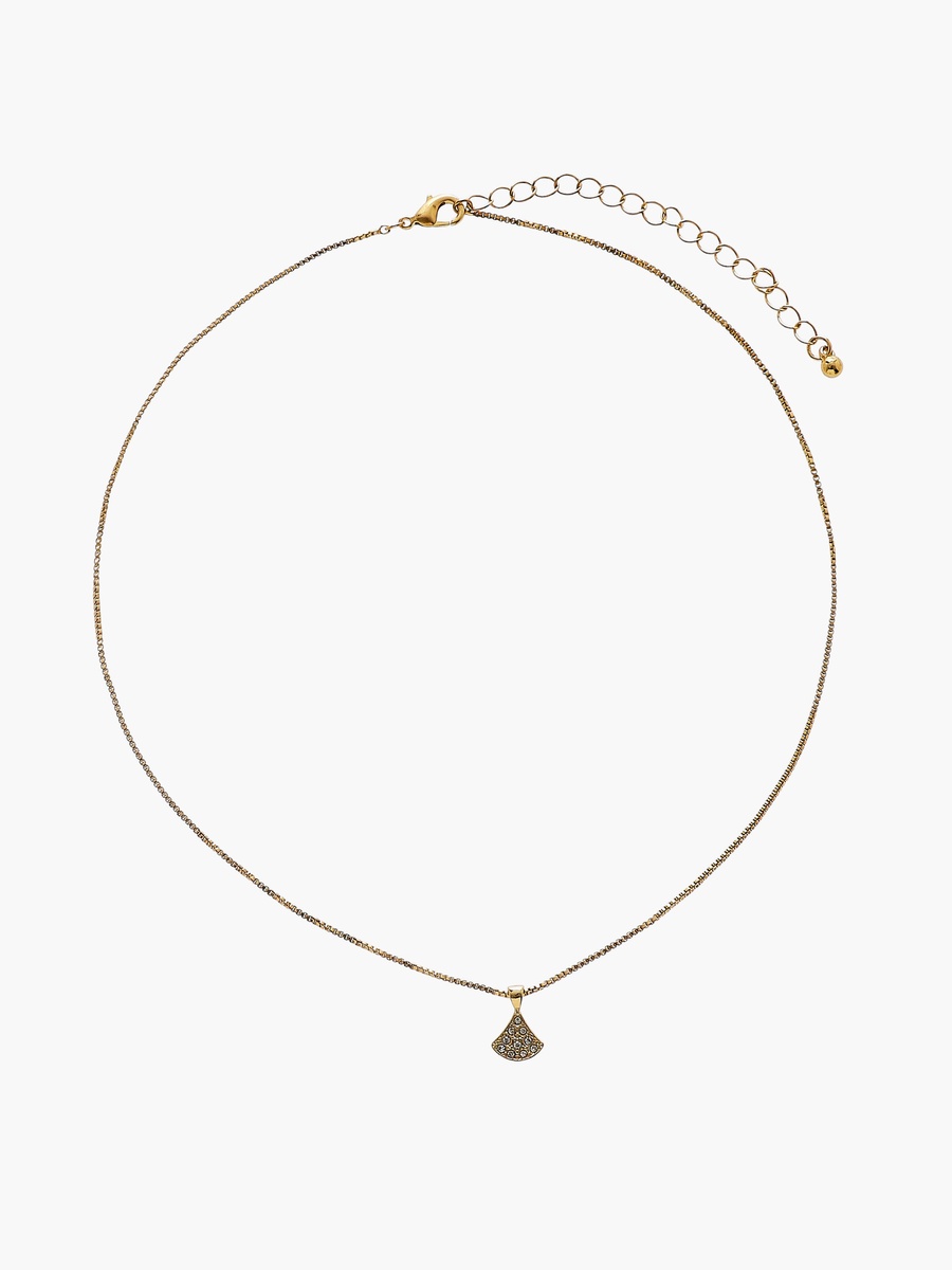 Set of 2 - Embellished Pendant Necklace and Earrings