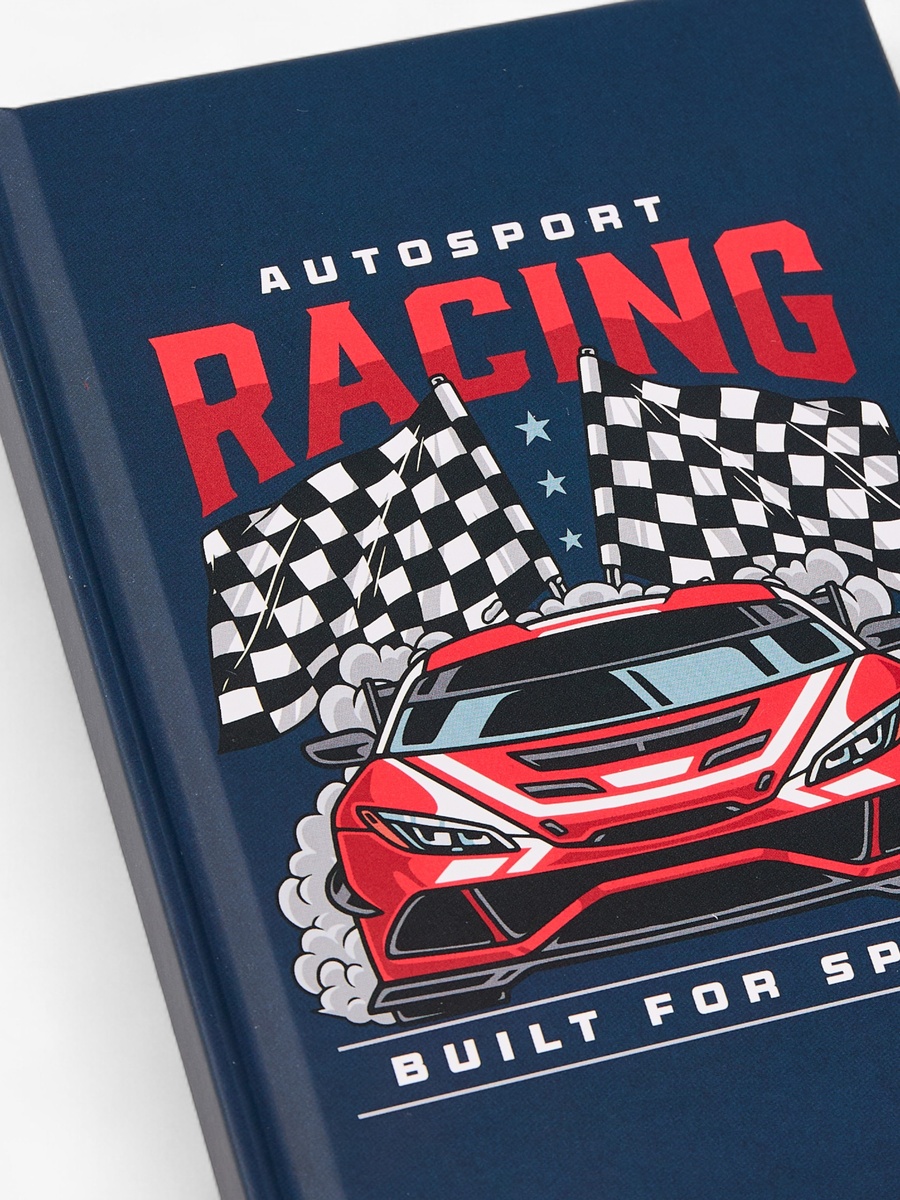 Racing Stationery Set with Book, Stickers, Pens - Set of 6