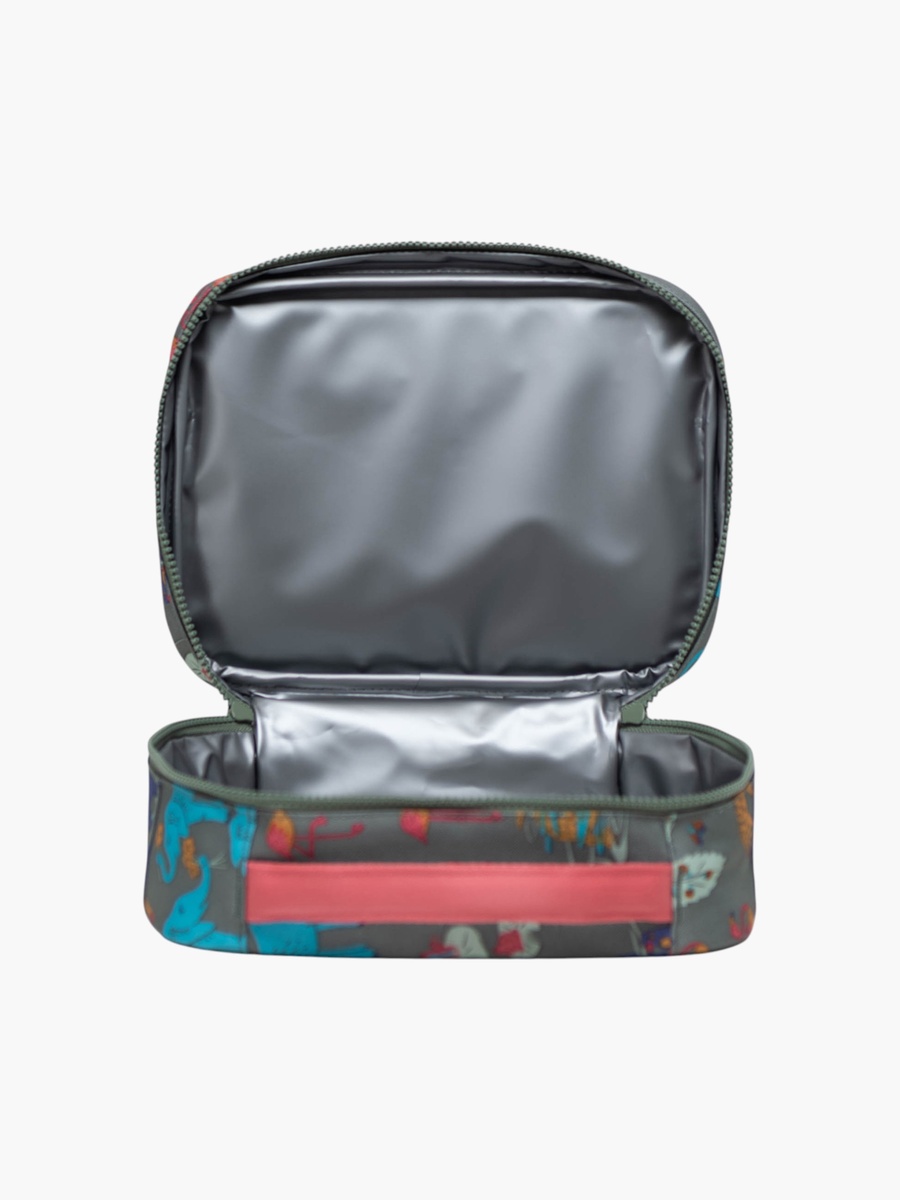 Printed Lunch Bag with Zip Closure