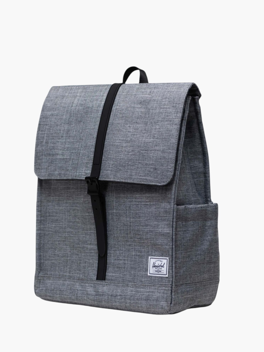 Solid Backpack with Adjustable Straps - 37x32x15 cm
