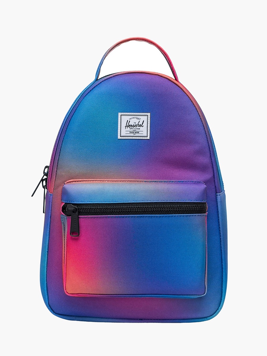 Ombre Backpack with Adjustable Straps and Zip Closure - 31x22x11 cm