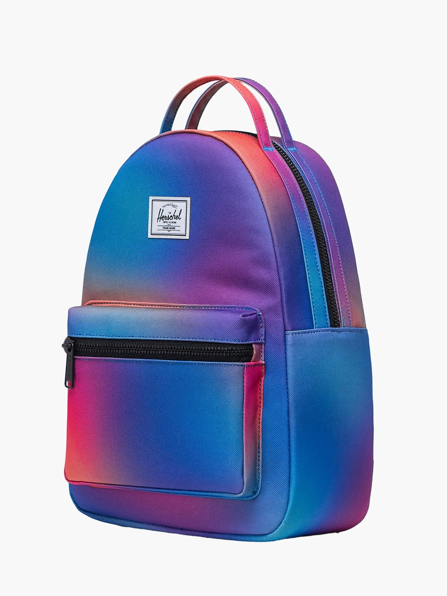 Ombre Backpack with Adjustable Straps and Zip Closure - 31x22x11 cm