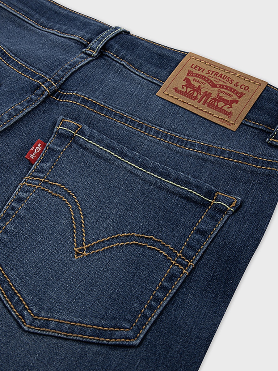 Girls Dark Blue Flared Jeans