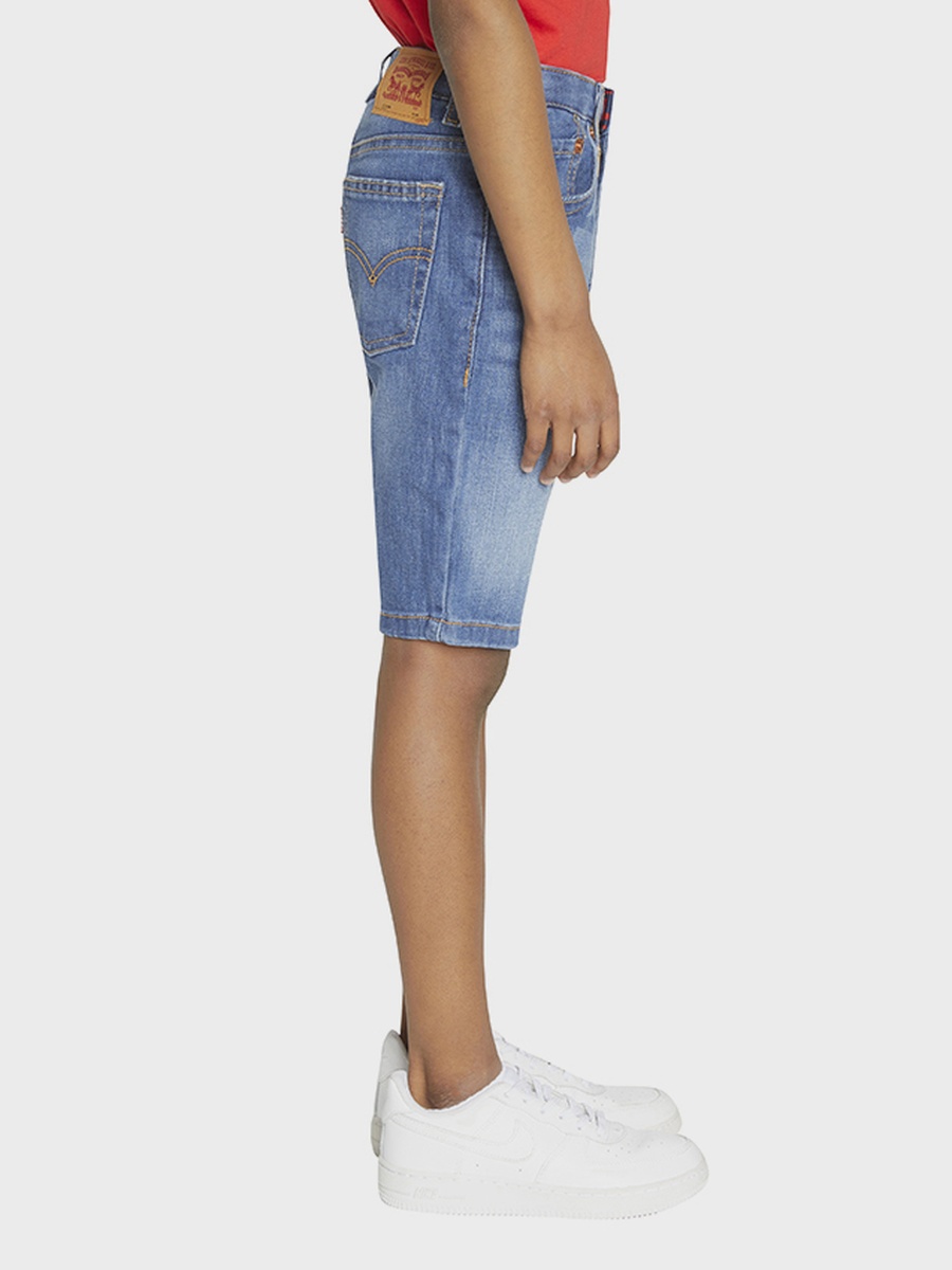 Boys Blue Denim Knee-Length Shorts