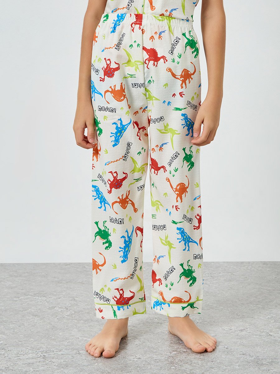 Boys All Over Print Shirt and Pyjama Set