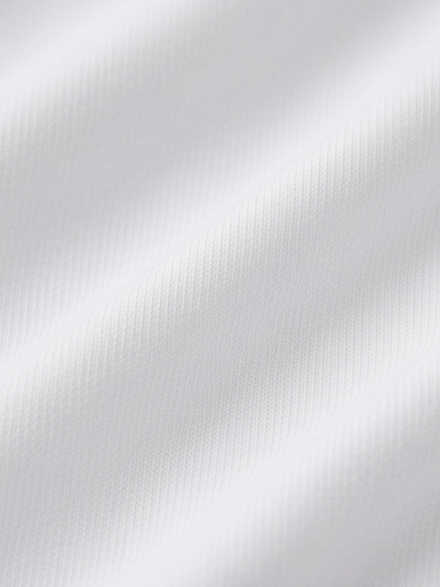 White Star Print Round Neck T-Shirt