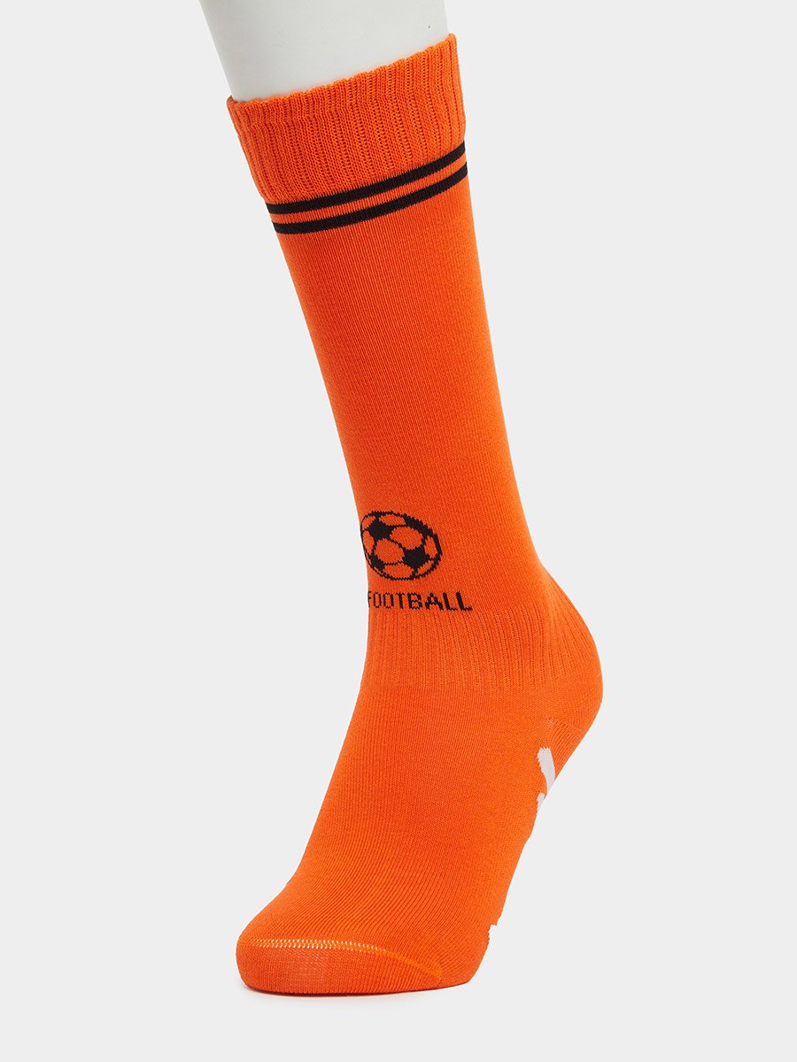 Boys Striped Cuff High Socks
