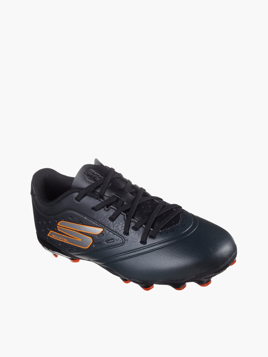 JR YOUTH FG Lace-Up Football Shoes - 252060L-BKOR-CP