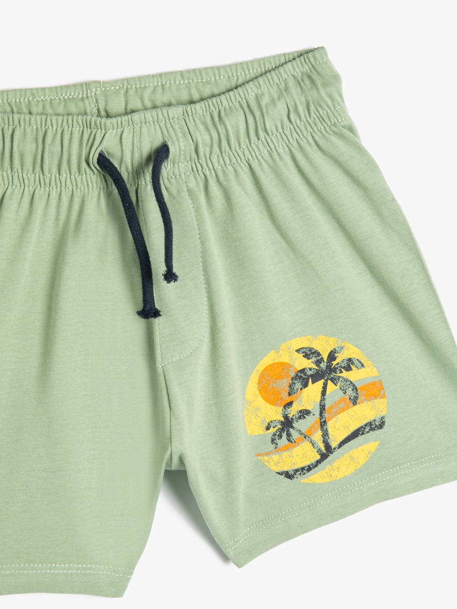 Cotton Printed Shorts 