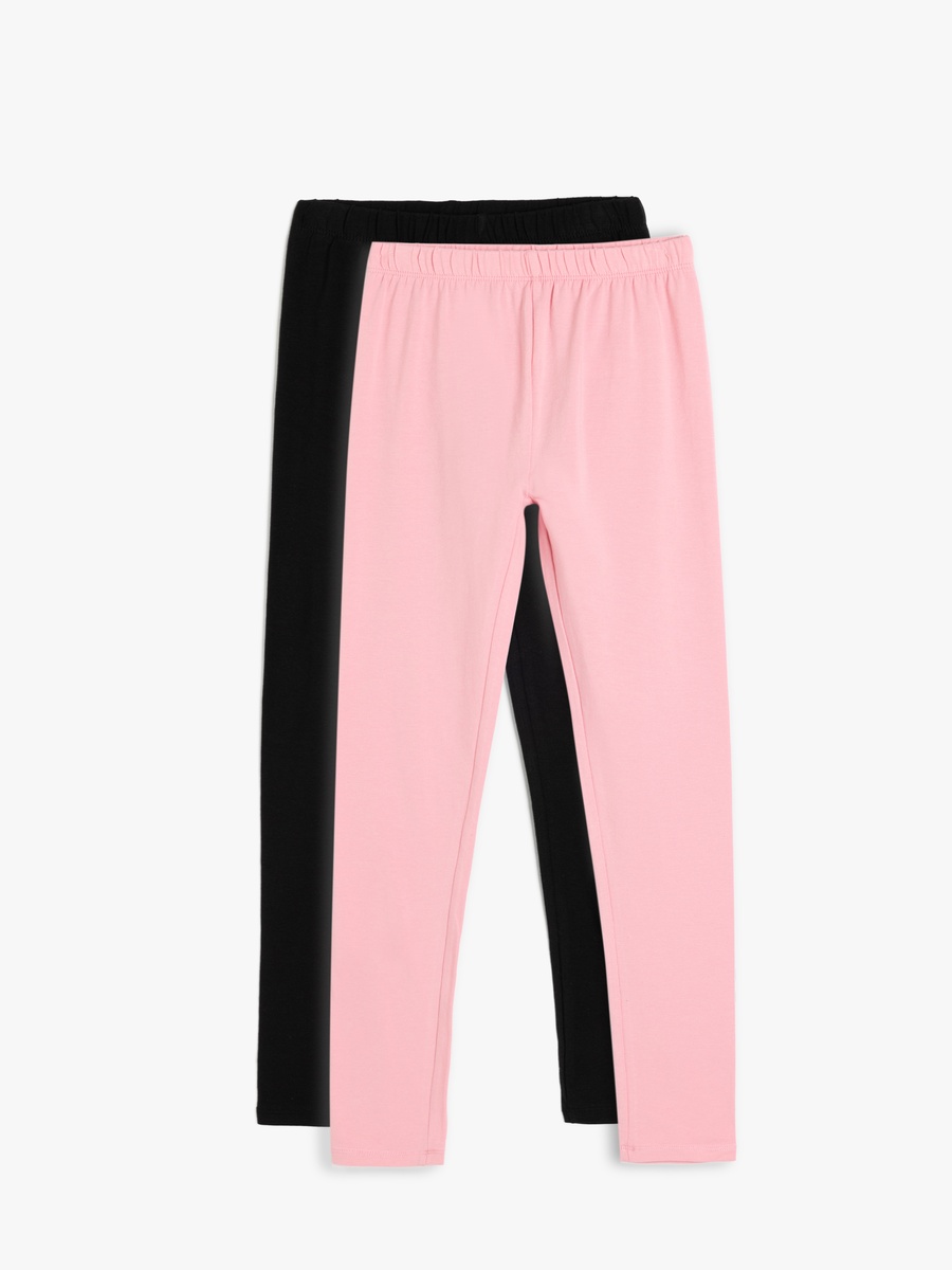 2-Pack Plain Leggings Set