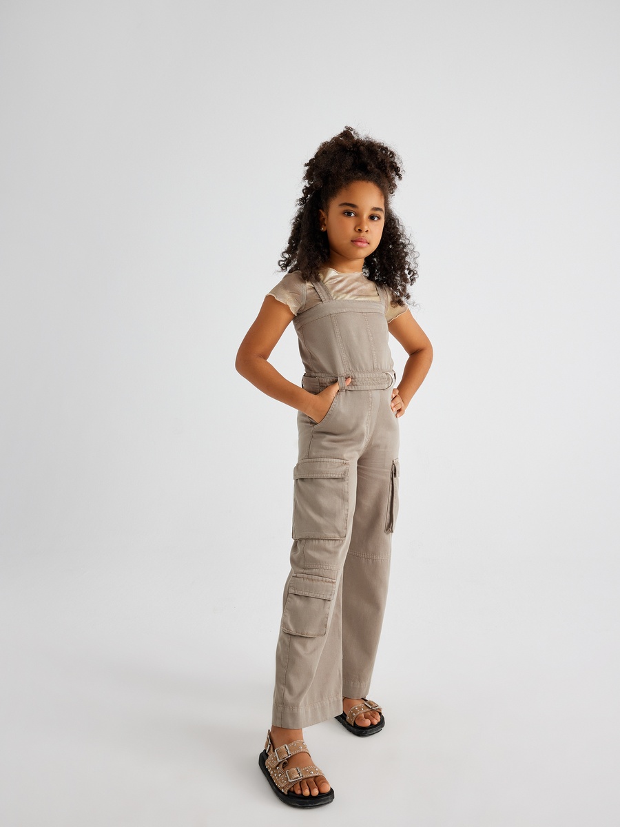 Cargo Pockets Jumpsuit 