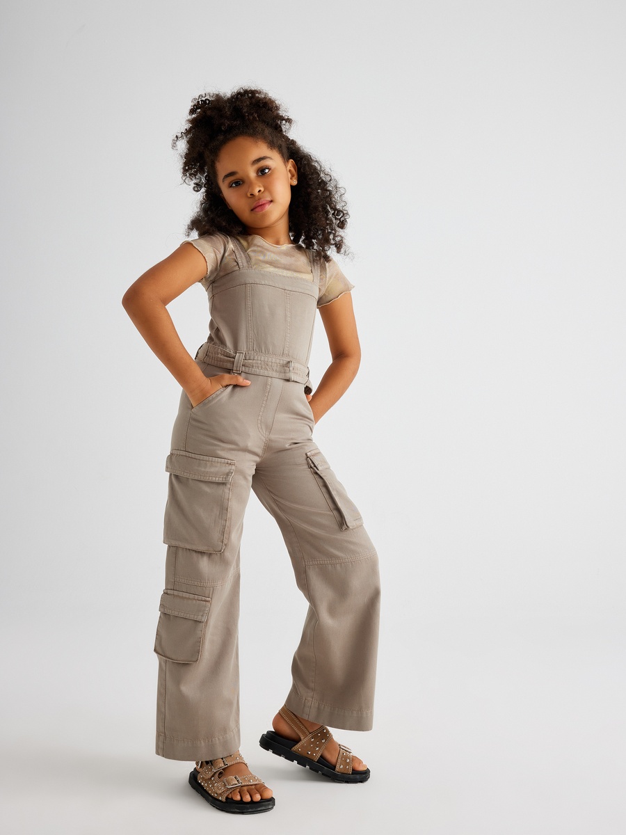 Cargo Pockets Jumpsuit 