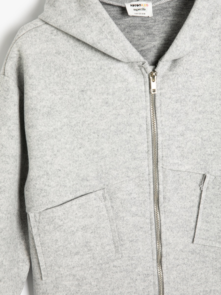 Zippered Hoodie 