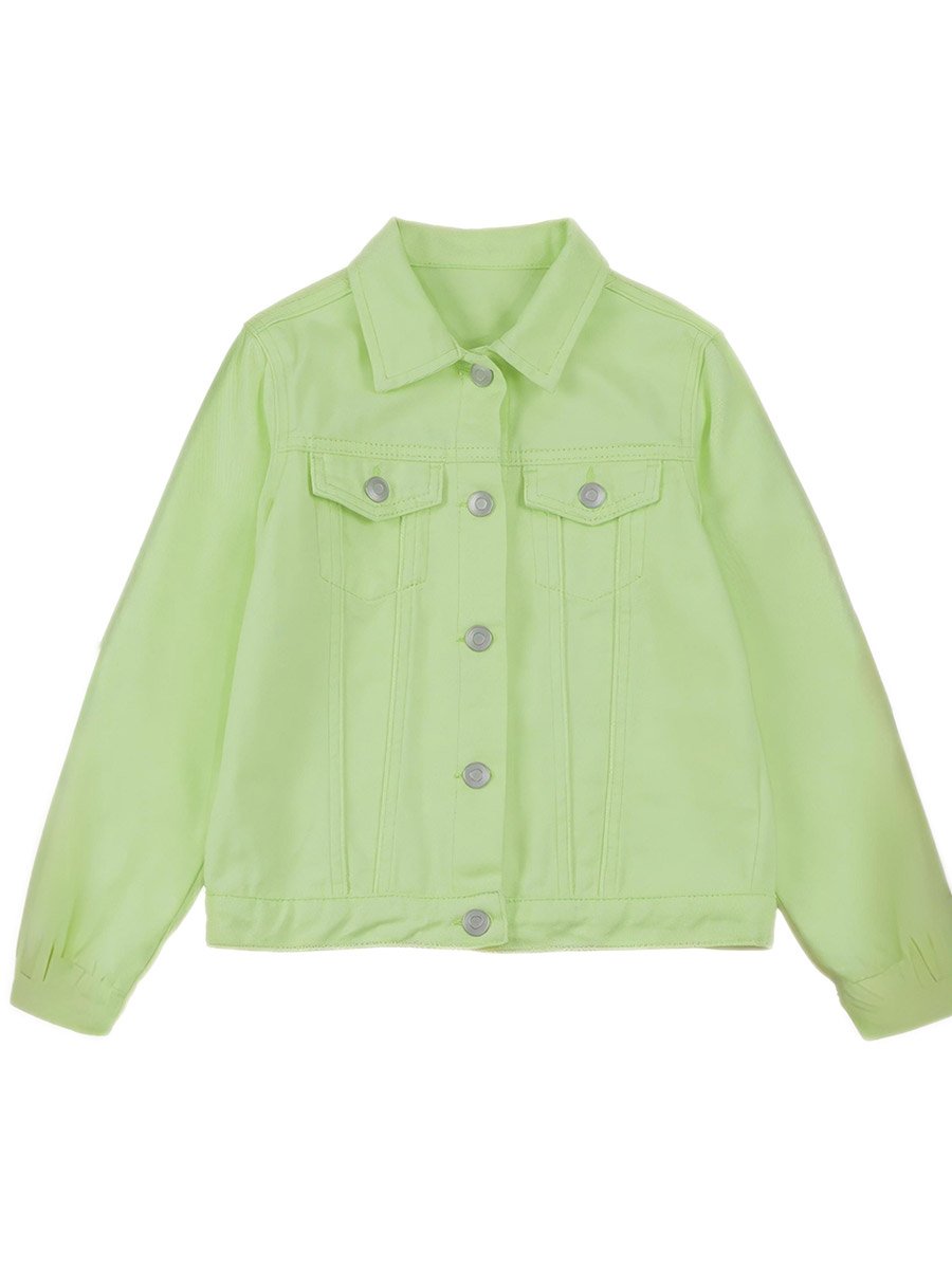 Kids  Button-Down Denim Jacket - Unisex