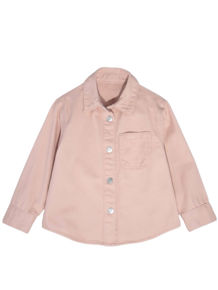 Kids Cotton Button-Front Jacket -Unisex