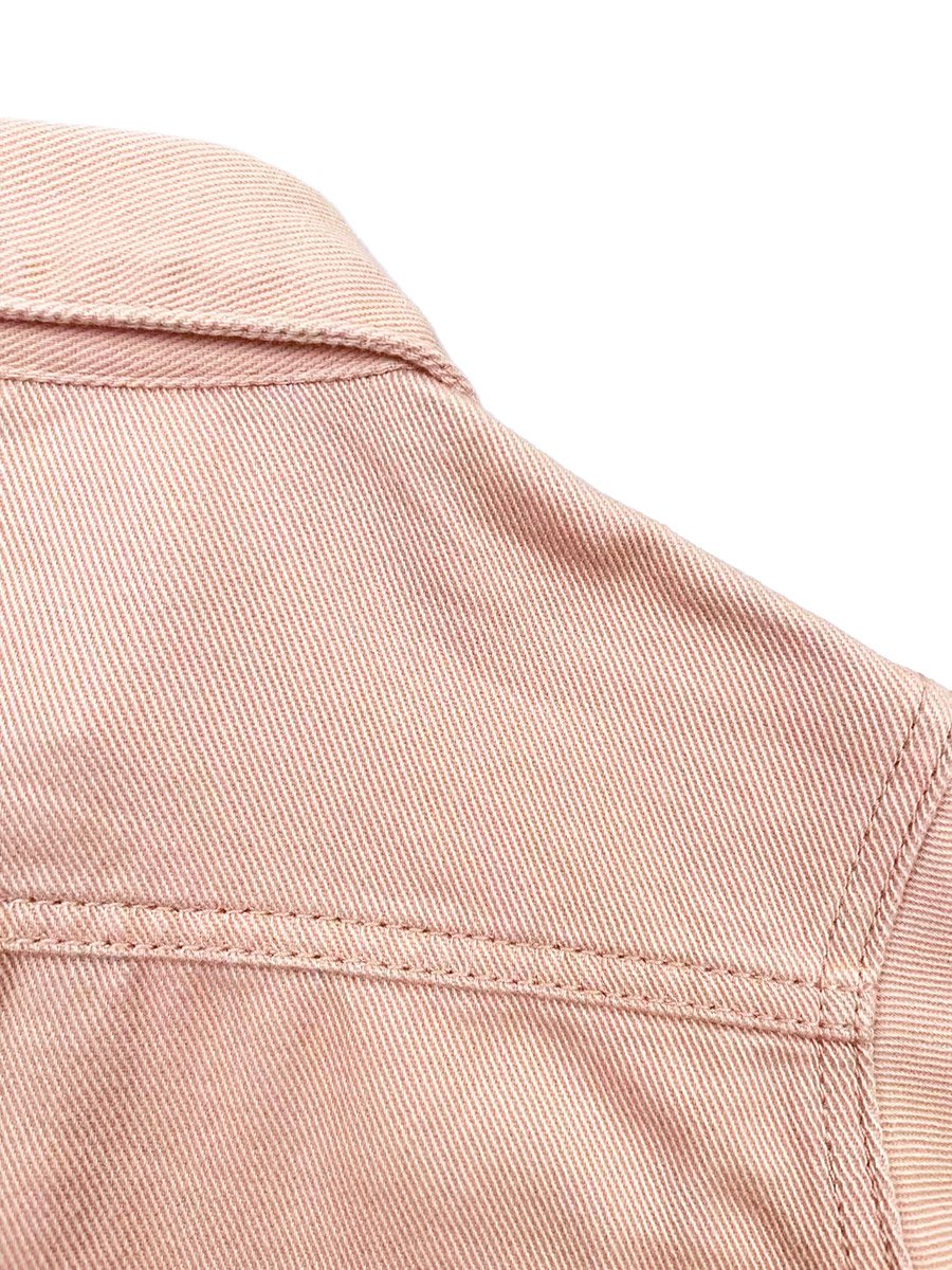Kids Cotton Button-Front Jacket -Unisex