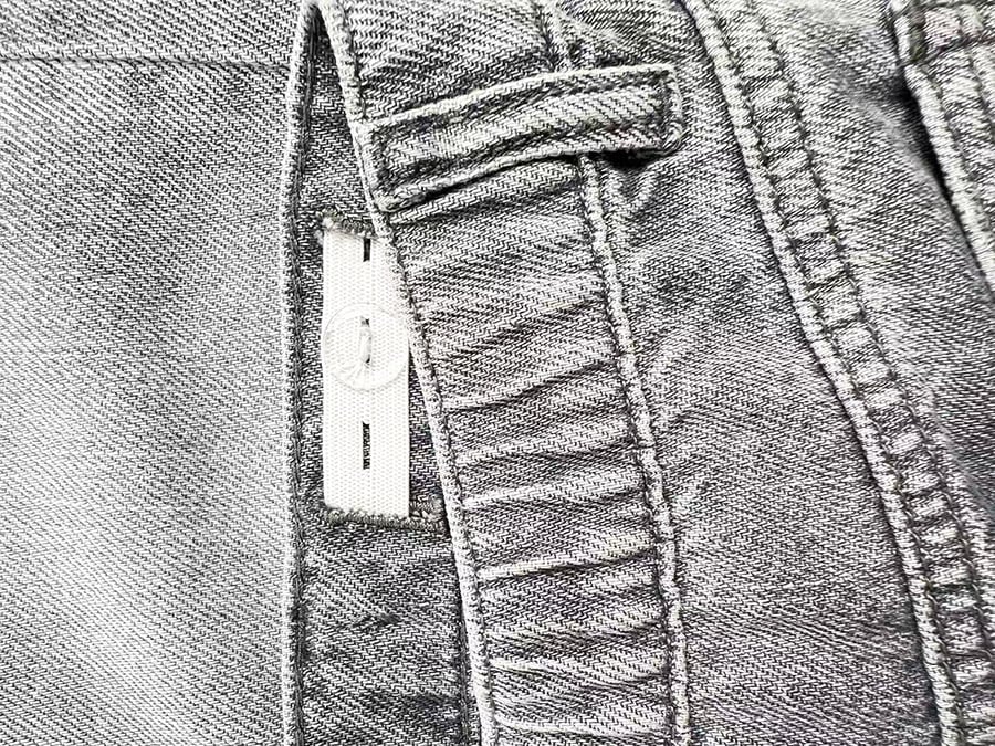 Kids Blue Straight Leg Jeans with Elastic Waist - Unisex