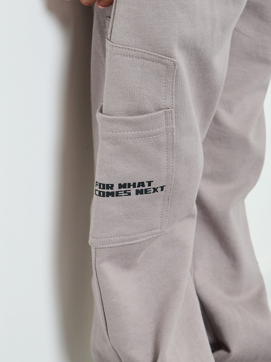 Boys Cotton Joggers with Pocket Detail