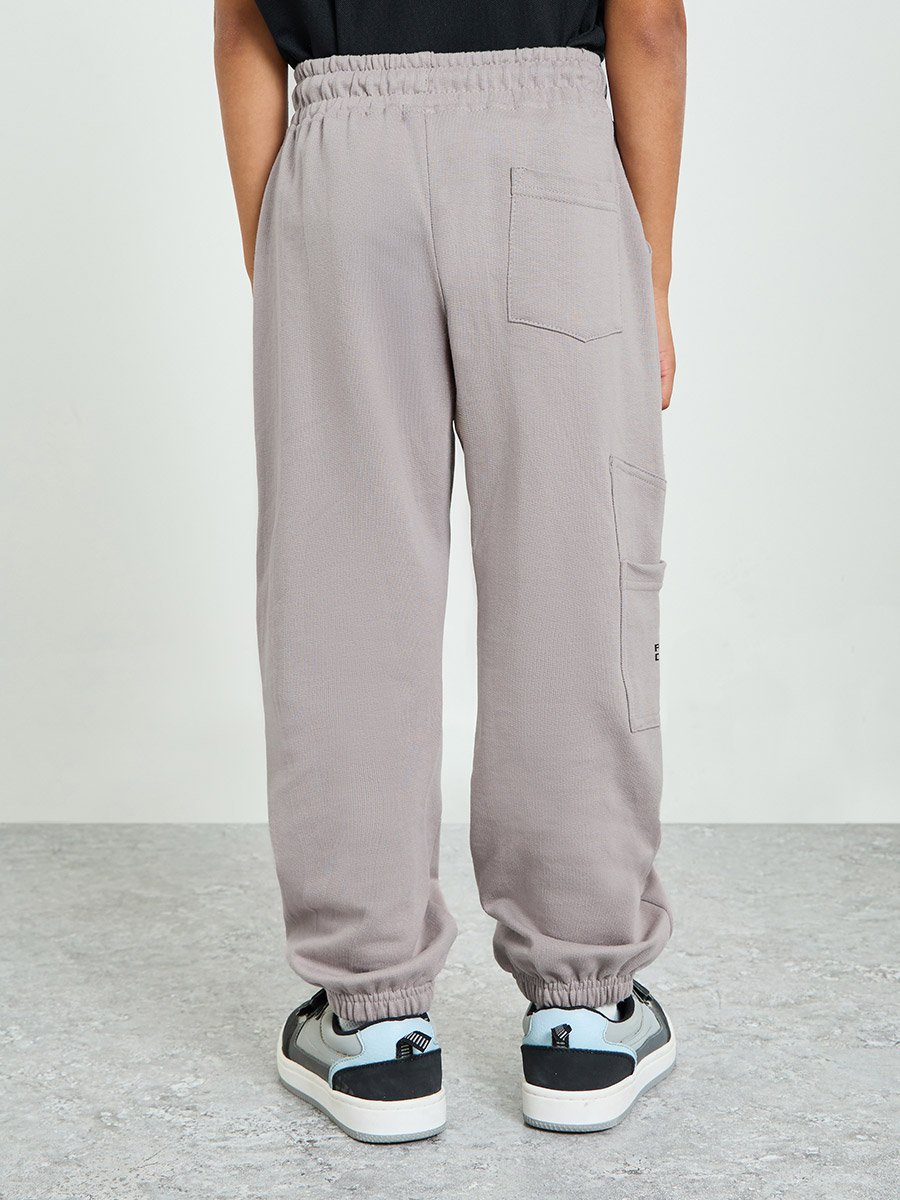 Boys Cotton Joggers with Pocket Detail