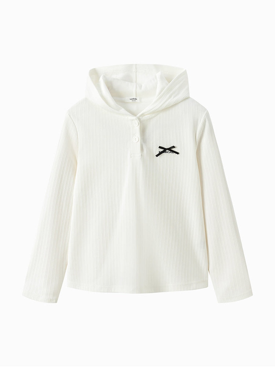 Button-Front Hoodie