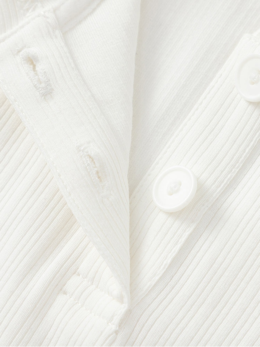 Button-Front Hoodie
