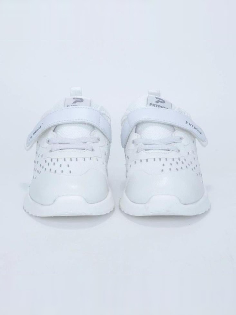 White Hook and Loop Lifestyle Shoes