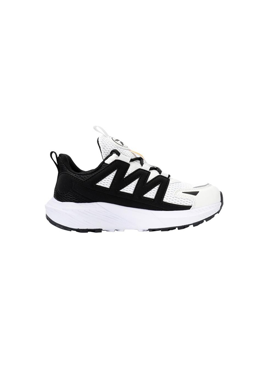 White Textured Lace Up Shoes
