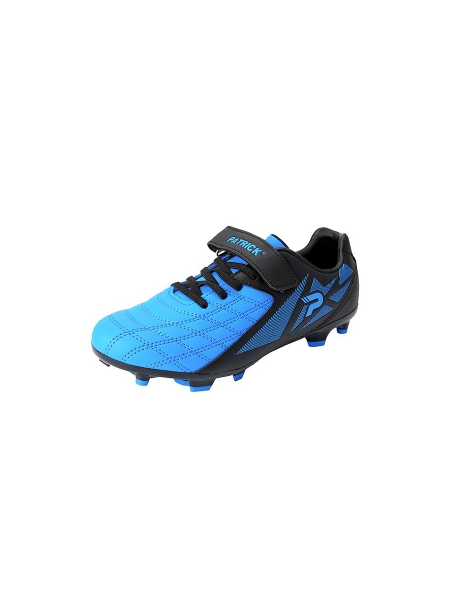 Blue Color Block Football Shoes