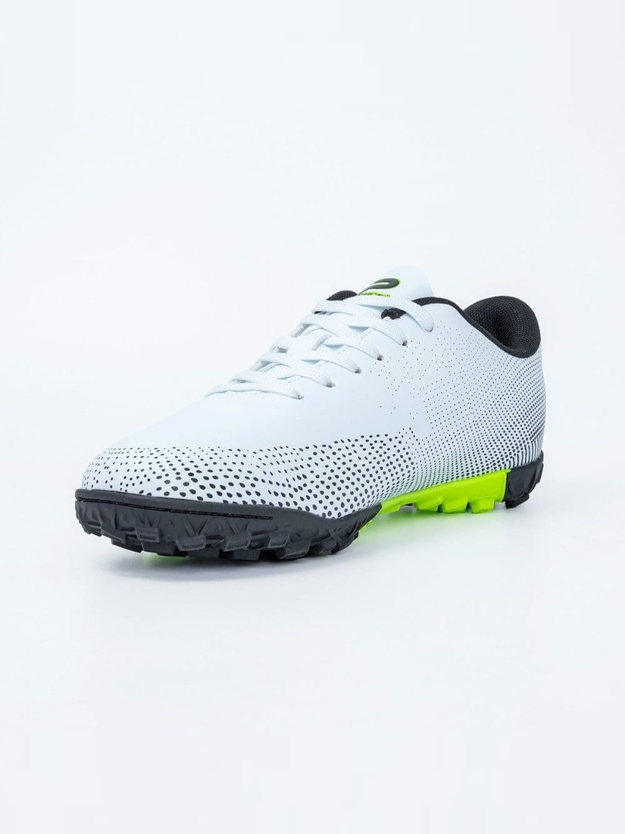 White Lace Up Turf Shoes