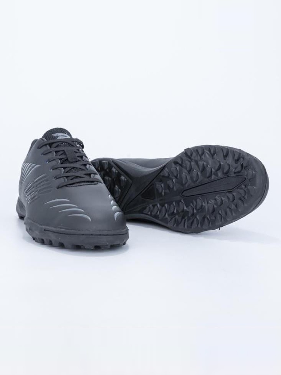Black Striped Lace Up Turf Shoes