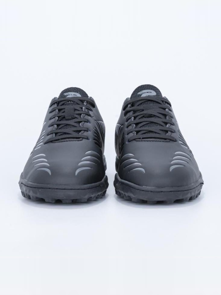 Black Striped Lace Up Turf Shoes
