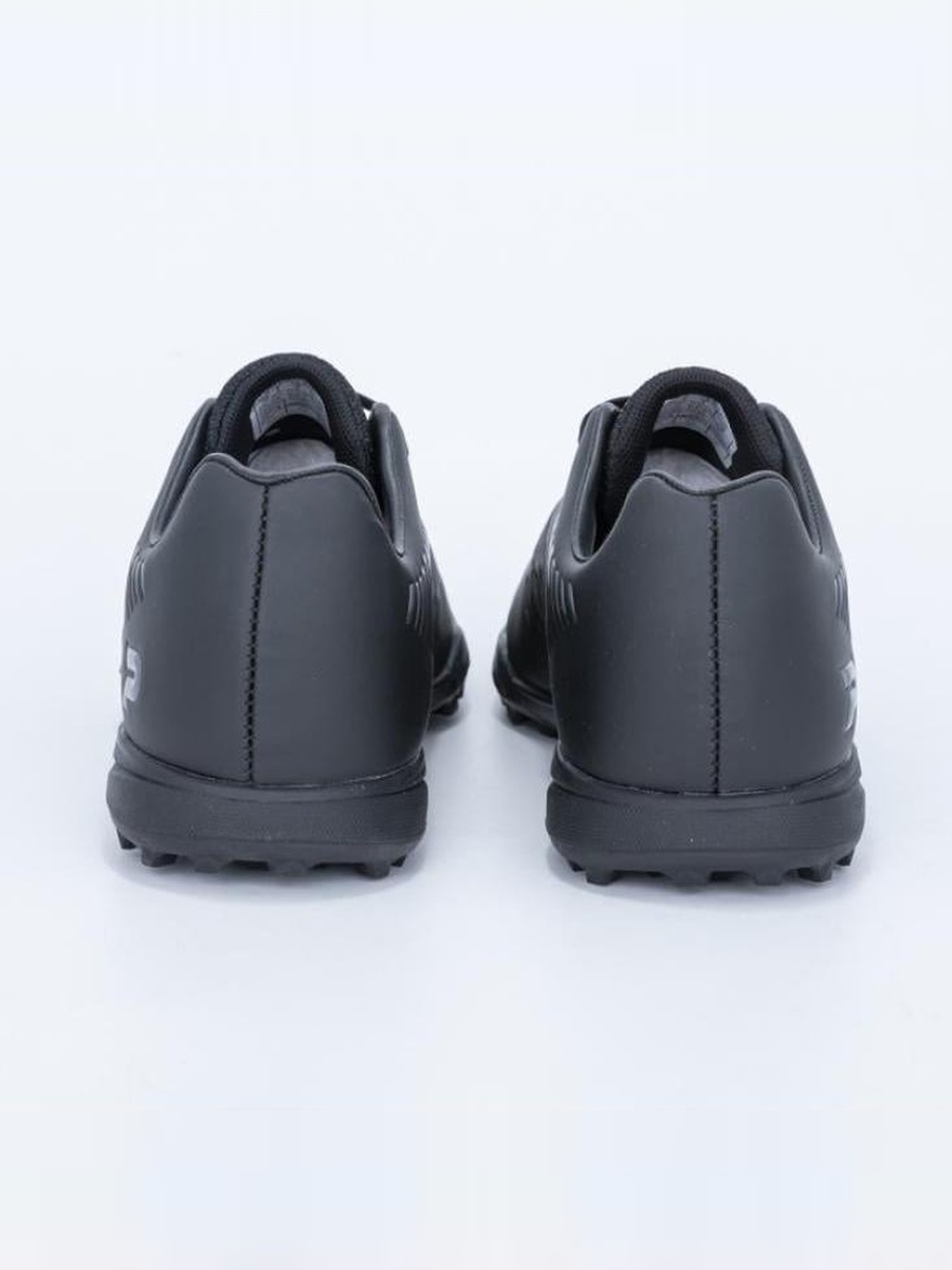 Black Striped Lace Up Turf Shoes