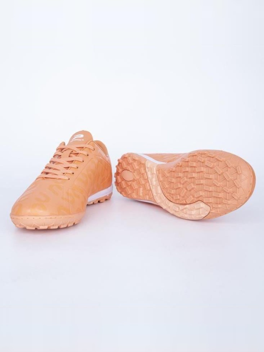 Orange Logo Detail Turf Soccer Shoes