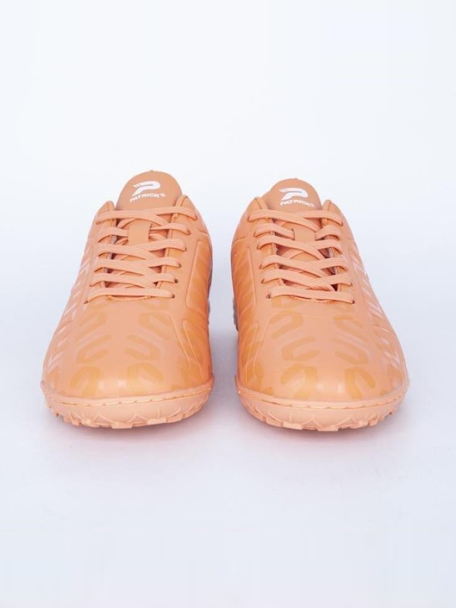 Orange Logo Detail Turf Soccer Shoes