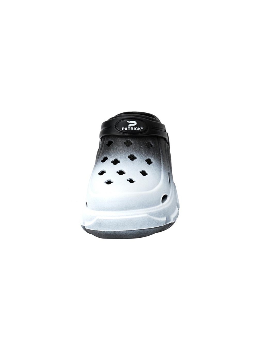 Black Color Block Slip-On Lifestyle Sandals