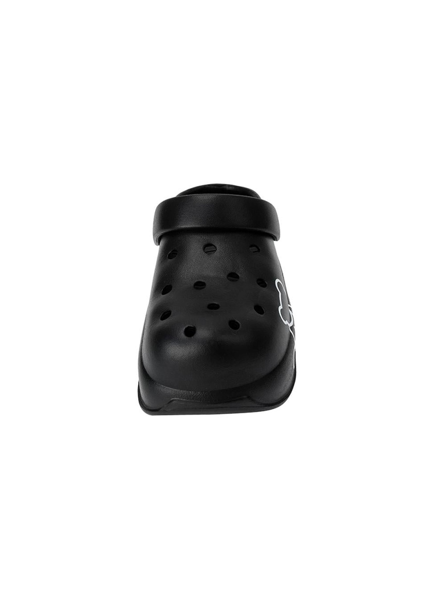 Black Bear Graphic Slip-On Sandals-Unisex