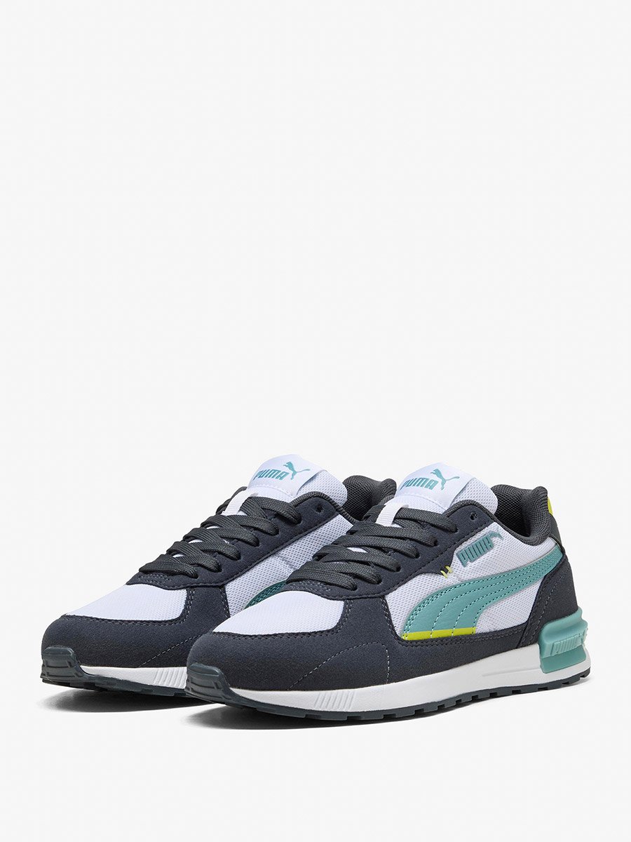 Graviton Jr White-Baltic Sea Blue-Sneakers