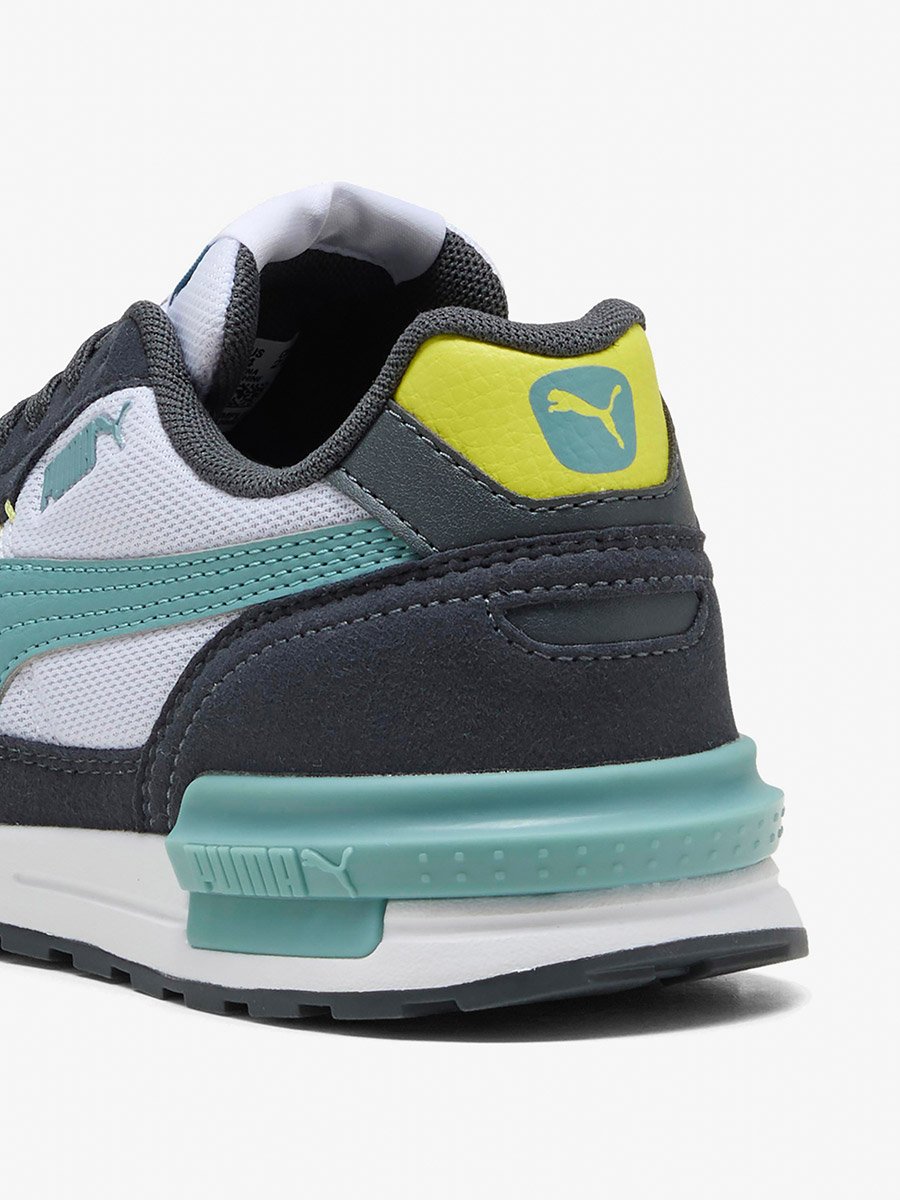 Graviton Jr White-Baltic Sea Blue-Sneakers