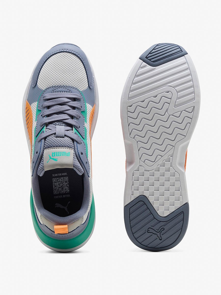 X-Ray 3 LT Jr Feather Gray-Melon Glow-Sneakers