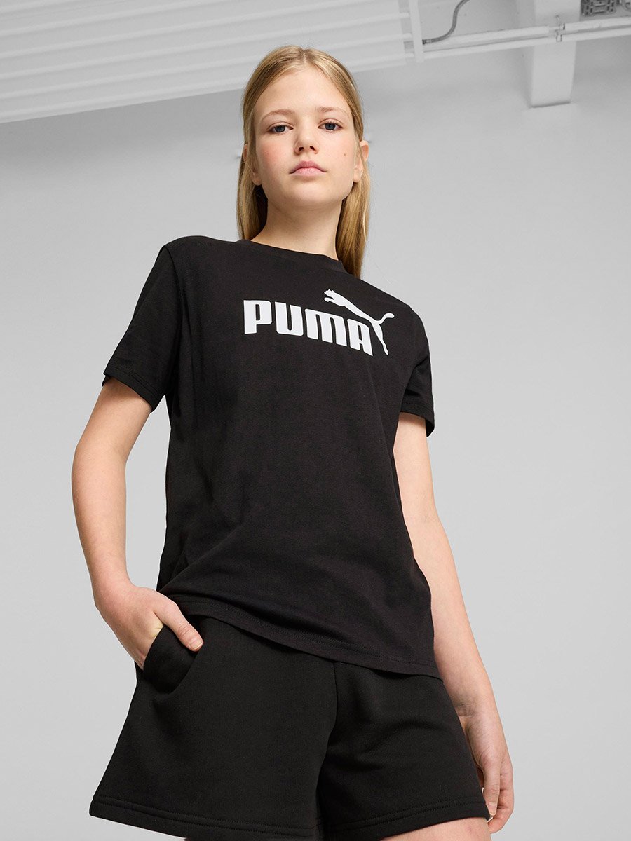 Black Essential No.1 Logo T-Shirt
