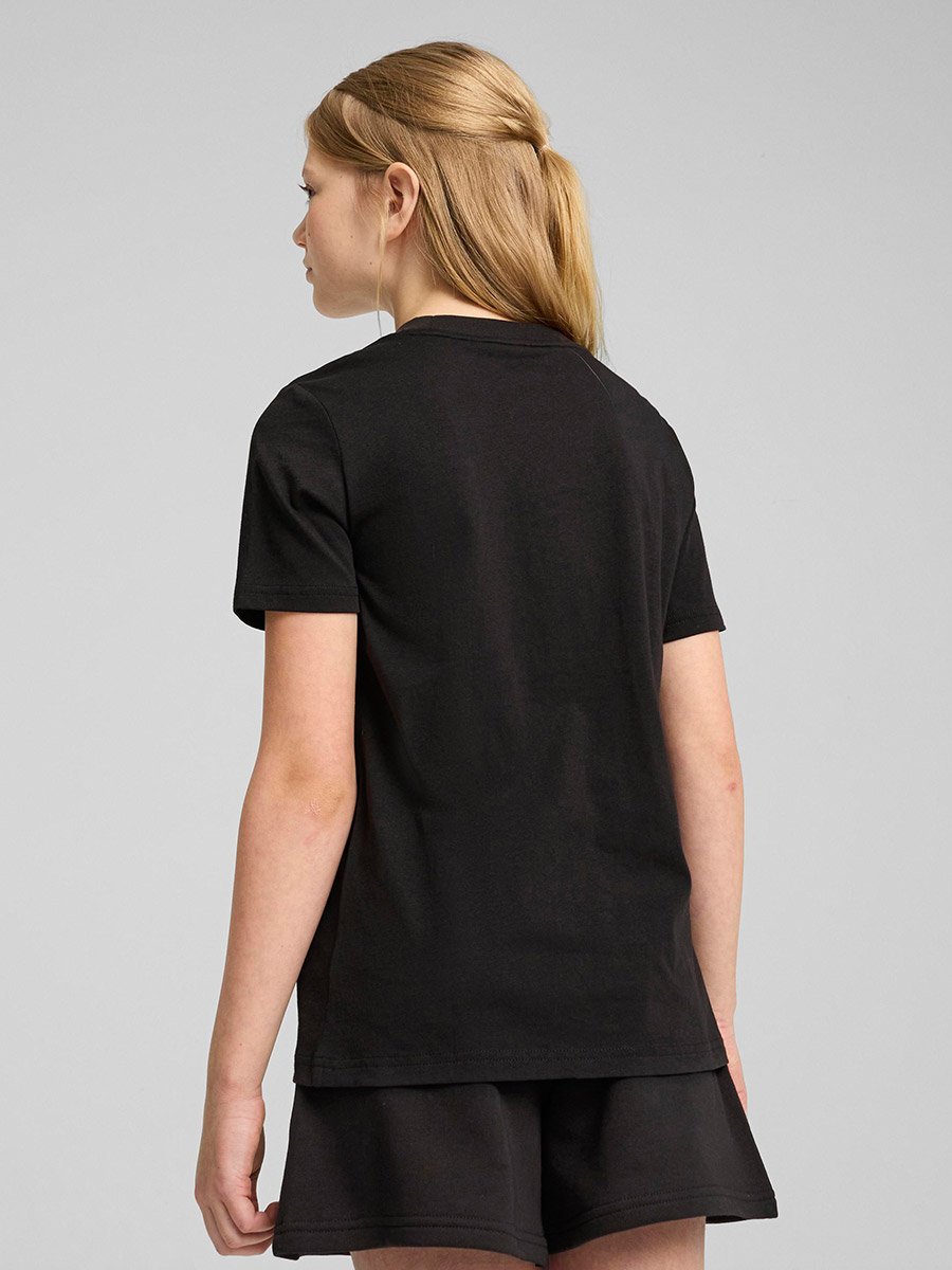 Black Essential No.1 Logo T-Shirt