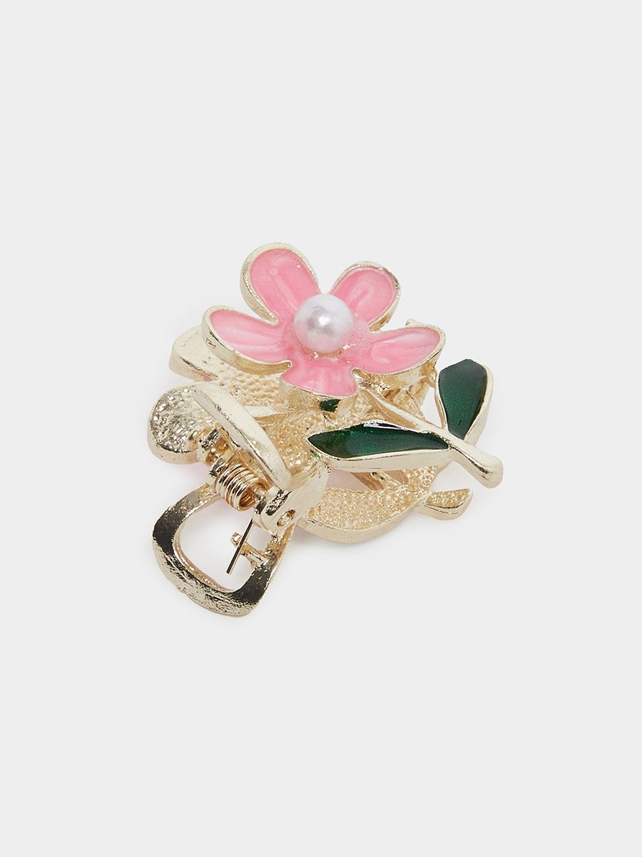 Kids Pink Floral Claw