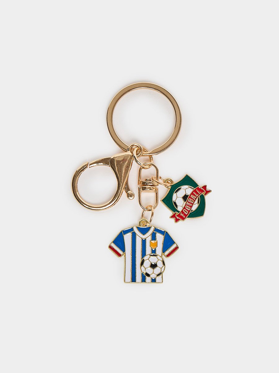 Football Keychain with Hook
