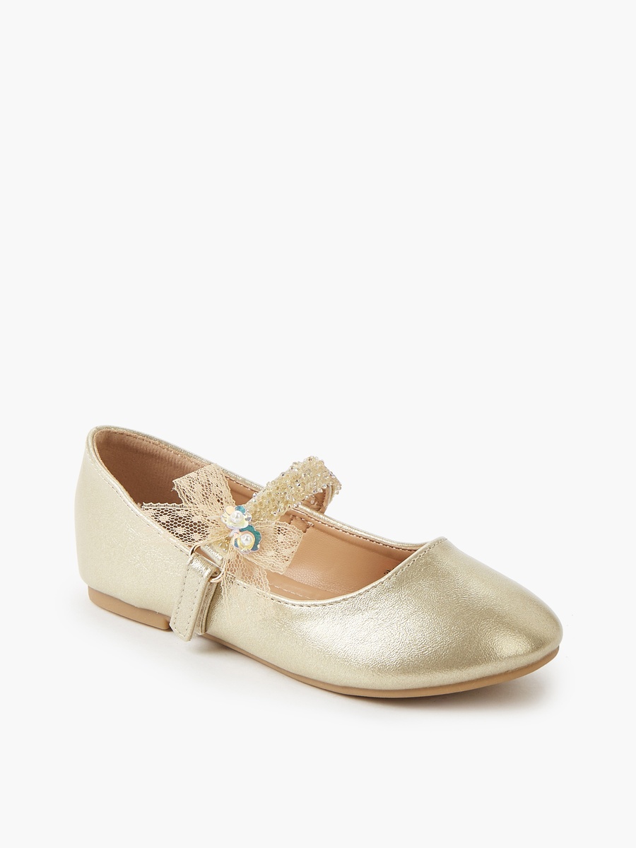 Hook and Loop Ballerina Shoes