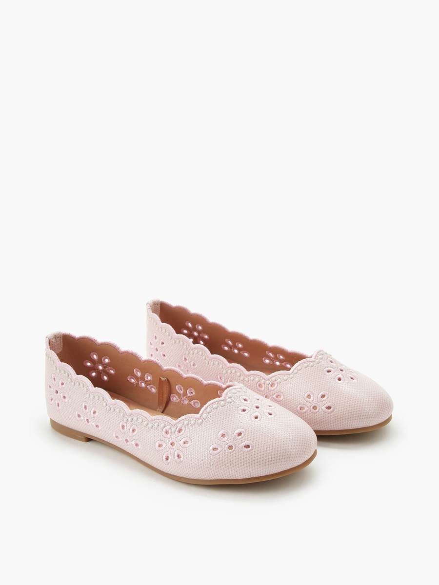 Laser Cut Ballerina Shoes