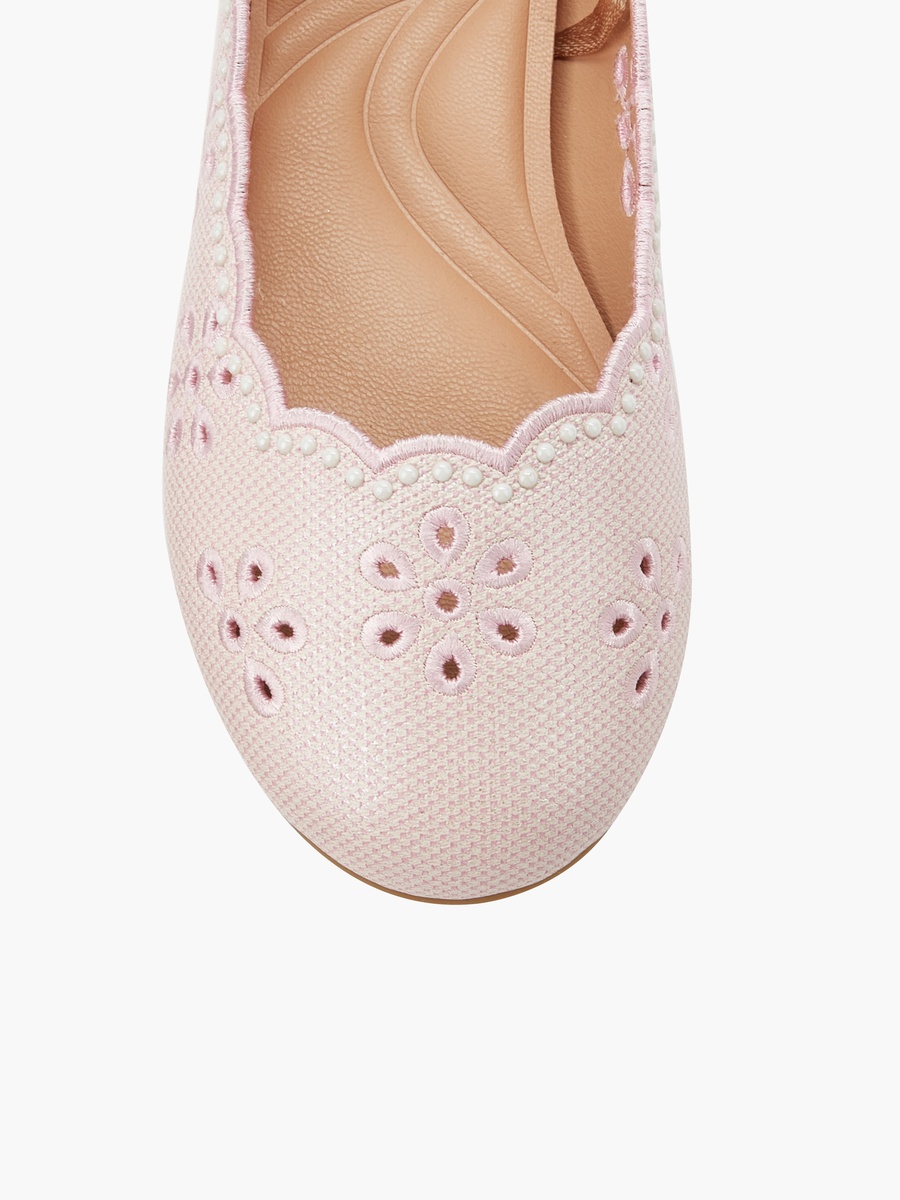 Laser Cut Ballerina Shoes