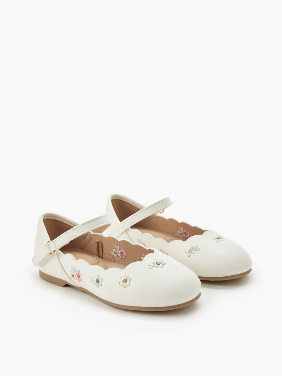 Hook and Loop Ballerina Shoes