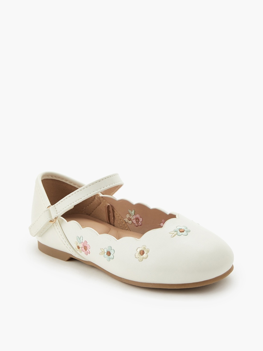 Hook and Loop Ballerina Shoes