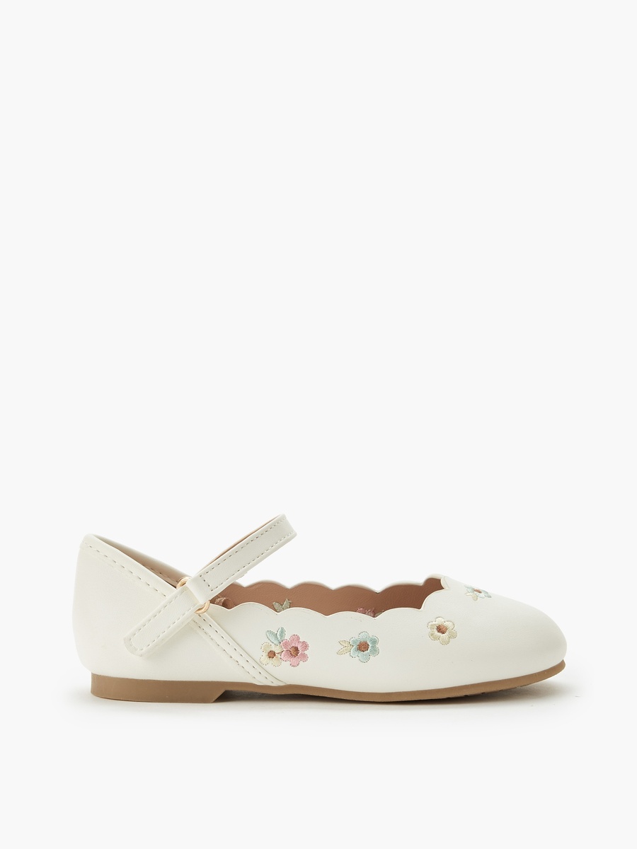 Hook and Loop Ballerina Shoes